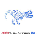Geometric Tyrannosaurus Wall Stickers Dinosaur Wall Decals For Baby Room Decor Wall Art Bedroom Gift For Kids Room Decor