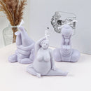 3D Human Body Art Home Decorate Plump Women Shapes For Handmade Soaps Making Resin Mould DIY Yoga Soy Wax Candle Silicone Mold