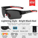 The Aero Sentinel | Polarized Cycling Glasses with 5-Lens Interchange System