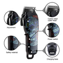 Kemei Cordless hair clipper professional hair trimmer men electric powerful beard hair cutting machine lithium battery 100v-240v