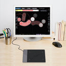 HUION 420 Graphics Tablet OSU Gaming Digital Pen Tablet For Drawing 4x2.23 Inch Signature Pad Beginners Children Gift