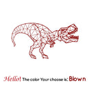 Geometric Tyrannosaurus Wall Stickers Dinosaur Wall Decals For Baby Room Decor Wall Art Bedroom Gift For Kids Room Decor
