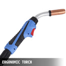 VEVOR 24KD Miller 250A MIG Torch MAG Welding Gun Professional 4.6M Cable Air-Cooled Gas Burner Torch for MIG Welding Machine