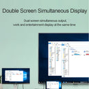 Hagibis USB 3.0 转 HDMI 兼容 VGA 适配器 1080P 多显示器 2 合 1 USB 转 HDMI 兼容转换器，适用于 Windows 7/8/10 操作系统