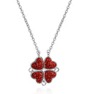 Valentine's Day Alloy Enamel Stereoscopic Rose Flower Jewelry Gift Box Necklace Rings Earrings Gifts Boxes Pack Carrying Cases