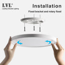 LED Smart Panel Light WiFi App Voice Control Work With Google Home Alexa Echo Ultrathin Surface Mounting LED Panel