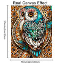 HUACAN Coloring By Numbers Owl Animals Kits Drawing Canvas DIY Pictures Oil Painting Hand Painted Gift Home Decor