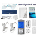 TENS EMS Unit 8 Modes Digital Palm Device Best Pain Relief Machine for Neck Back Lumbar Muscle Stimulator Therapy Body Massager
