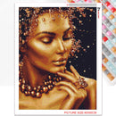 Huacan New Arrival Diamond Painting Full Square Woman 5D DIY Diamond Embroidery Mosaic Portrait Decorations Home