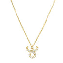 ANDYWEN 925 Sterling Silver Gold 12 Charm Zodiac Pendant Necklace Long Chain Slim Monogram Men Personal Birthday Fine Jewelry