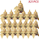 Classic Medieval Movie Elves Dwarf Warrior Iron Foot Dane leader of the Dwarfs Building Blocks LOTR Figures Toys For Children