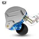 KZ ZSN Pro 入耳式监听耳机 金属技术Hifi重低音耳塞 运动降噪耳机 ZSX 游戏麦克风 X