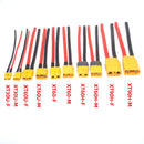 Amass MR30 电缆连接器 公母 MR30-FB/M 3针插头带护套 18AWG 硅胶线 用于 RC 锂电池 穿越机