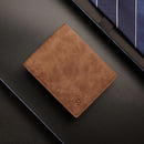 Picture Wallet Custom Engraving Wallet Frosted Retro Multifunction Wallets Multi Card Holder Leisure Coin Bag Father's Day Gift