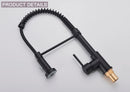 Brushed Gold Kitchen Sink Faucet One Handle Spring Hot and Cold Water Tap Deck Mounted Bathroom Kitchen Crane