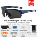 The Aero Sentinel | Polarized Cycling Glasses with 5-Lens Interchange System
