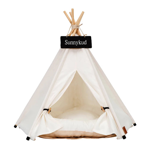 The Nomad's Nook | Portable Teepee Pet Retreat for Cats & Small Dogs