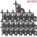 Classic Medieval Movie Elves Dwarf Warrior Iron Foot Dane leader of the Dwarfs Building Blocks LOTR Figures Toys For Children