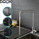 DQOK Silhouette Kitchen Mixer | Matte Black Stainless Steel Faucet