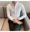 Camisas De Hombre Long Sleeve Shirts For Men Clothing 2026 Business Formal Wear Camisa Social Masculina Slim Fit Chemise Homme