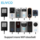 18V 交流电源适配器变压器充电器欧盟英国美国220V-240V适用于Wifi智能可视门铃摄像头可视对讲门铃