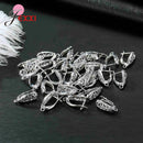 Hollow Design 925 Sterling Silver Ear Hooks Clasps Jewelry Findings Earrings For Women Geometric DIY Earwire Accessories