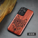 适用于三星 Galaxy S21 Ultra 手机壳 Boogic 原木手机壳 S21 S21+ 木质手机壳 适用于三星 S21 Ultra