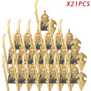 Classic Medieval Movie Elves Dwarf Warrior Iron Foot Dane leader of the Dwarfs Building Blocks LOTR Figures Toys For Children