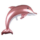 118cm Large Dolphin Foil Balloons Children Fish Helium Balloon Sea World Party Ballon Fish Birthday Party Wedding Decorations