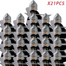 Classic Medieval Movie Elves Dwarf Warrior Iron Foot Dane leader of the Dwarfs Building Blocks LOTR Figures Toys For Children