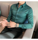 Camisas De Hombre Long Sleeve Shirts For Men Clothing 2026 Business Formal Wear Camisa Social Masculina Slim Fit Chemise Homme