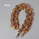 New Fashion Woman Handbag Accessory Metal Parts White Pearl Acrylic Resin Chain Luxury Strap Women Shoulder Cute Clutch Chains