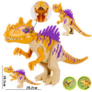 Brutal Raptor Building Jurassic Blocks World 2 MINI Dinosaur Figures Bricks Dino Toys For Children Dinosaurios Christmas