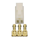 6.3mm 3 Pin DJ7031-6.3-11/21 Automotive Electrical Connector Cable Terminal Plug Kits Motorcycle Ebike Car Terminal Male Female