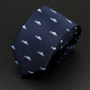 Trendy Design Men's Microfiber Jacquard Necktie Animal Plant Skull Flower Woven Tie Wedding Party Father's Day Birthday Gift