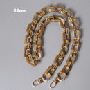 New Fashion Woman Handbag Accessory Metal Parts White Pearl Acrylic Resin Chain Luxury Strap Women Shoulder Cute Clutch Chains