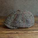 Autumn Winter Men's Newsboy Hat Wool Blend Male Beret Men And Women England Gatsby Retro Hat Driver Flat Cap