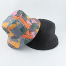 2022 New Fashion Vintage Print Bucket Hats Reversible Bob Chapeau Femme Hip hop Caps Gorro Men Fisherman Hat