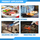HAUSHOF Refillable Kitchen Torch Adjustable Flame for DIY Creme Brulee BBQ Baking Butane Gas Not Included