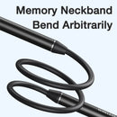 EARDECO 180 Hour Endurance Bluetooth Headphone Bass Wireless Headphones with Mic Stereo Neckband Earphones Sport Headset TF Card