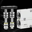 双杆TN型气动气缸 气孔10mm 16mm 20mm 25mm 32mm 小型铝合金行程30 35 40 45 50 60 70 75mm