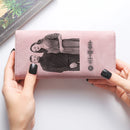 New Custom Scannable Spotify Women Wallet Ladies Long Lantern Wallet Custom Picture Carved Pink Wallet Mother's Day Gift Purse