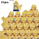 Classic Medieval Movie Elves Dwarf Warrior Iron Foot Dane leader of the Dwarfs Building Blocks LOTR Figures Toys For Children