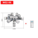 ZRDR aquarium CO2 shunt bubble counter control fine-tuning valve generator system distributor fish tank multi-channel CO2 shunt