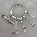 Mechanical Keychain Dad Father Initial Keychain Father's Day Gift Letter A-Z Truck Keychain Truck Key Ring Car Truck Lover Gift
