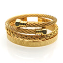 Top Quality Luxury Royal Crown Bracelets & Bangles Fashion Stainless Steel Men' Jewelry Do Not Fade Jewellery Sets Best Gift