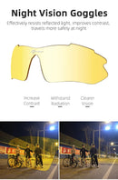 The Parallax | ROCKBROS Multi-Lens Polarized Cycling Sunglasses