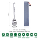 Boundless Voyage Titanium Tableware Travel Flatware Titanium Knife Fork Spoon Chopsticks Straw Outdoor Camping Picnic Cutlery