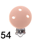 ATOB 10PCS Pacifier Clip Silicone Round Teether Clips  DIY Baby Pacifier Dummy Chain Holder Soothing Pacifier Accessories