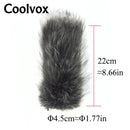 Windproof Sweater For Interview Microphone Camera Outdoor Film and Television Shooting Mic Fur Windscreen Windshield Muff Cover